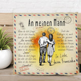 In meinem Herzen (an ihn) - Paar-Kissen