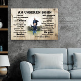 An unseren Sohn - Kinder-Leinwand