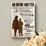 An meine Mutter - Eltern-Leinwand
