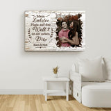 Neben dir - Paar-Leinwand