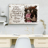 Neben dir - Paar-Leinwand