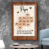 Zusammenhalt - Eltern-Leinwand