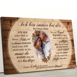 Ich bin immer bei dir - Partner-Leinwand