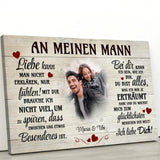 Besonders (An ihn) - Paar-Leinwand