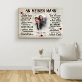 Besonders (An ihn) - Paar-Leinwand