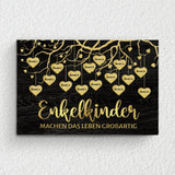 Meine Enkelkinder (festlich) - Großeltern-Leinwand