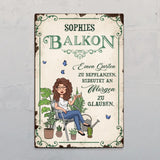 Gartenträumer - Outdoor-Türschild