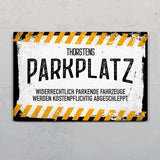 Parkplatz - Outdoor-Türschild