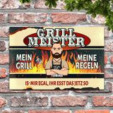 Für Meistergriller - Outdoor-Türschild