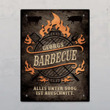 Barbecue - Outdoor-Türschild