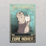 Toiletten - Freunde-Türschild