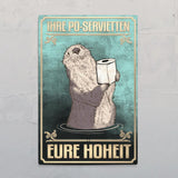 Toiletten - Freunde-Türschild