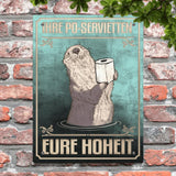 Toiletten - Freunde-Türschild