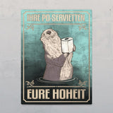 Toiletten - Freunde-Türschild