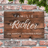 Personalisiertes Hausschild - Eingangs-Türschild