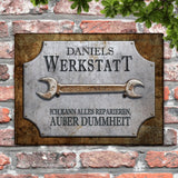 Für Schrauber - Heimwerker-Türschild