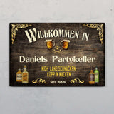 Meine Bar - Indoor-Türschild