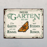Gartenglück - Outdoor-Türschild