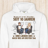 Wie am ersten Tag - Paar-Hoodie