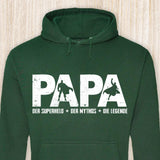 Der Papa, der Mythos, die Legende - Eltern-Hoodie