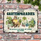 Mein Gartenparadies - Outdoor-Türschild