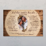 Ich bin immer bei dir - Partner-Leinwand