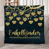 Die besten Enkelkinder - Großeltern-Kissen