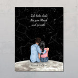 Sternenhimmel - Paar-Poster