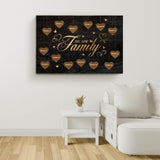 We are Family - Familien-Leinwand