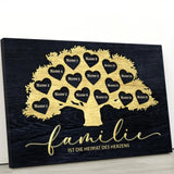 Heimat des Herzens - Familien-Leinwand