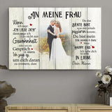 Mein Happy End (an sie) - Paar-Leinwand