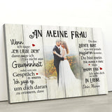 Mein Happy End (an sie) - Paar-Leinwand