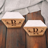 Initialen - Individuelle Premium Untersetzer