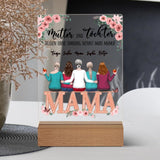 Mutter und Tochter - Eltern-Acrylaufsteller