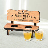 Pausenbank - Paar-Schnapsbank
