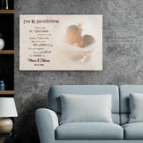 Unser Tag - Paar-Leinwand