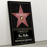 Leinwand "Bester Papa der Welt" mit Namen personalisiert von Love & Faith zum Vatertag