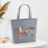 Reiselust - Individuelle Filztasche