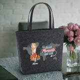 Reiselust - Individuelle Filztasche
