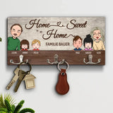 Willkommen Zuhause - Familien-Schlüsselbrett