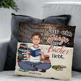Bücherjunge - Freunde-Kissen