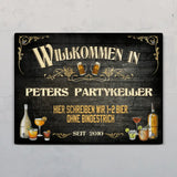 Dein Partykeller - Indoor-Türschild