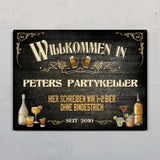 Dein Partykeller - Indoor-Türschild