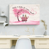 Verbunden - Eltern-Leinwand