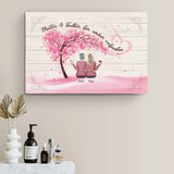 Verbunden - Eltern-Leinwand