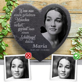 Mein Happy End - Paar-Schieferherz