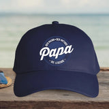 navy blaue Baseballcap für Papa personalisiert von Love & Faith