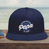 navy blaue Snapback Cap für Papa personalisiert von Love & Faith