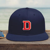 dunkelblaue Snapback Cap mit Initiale personalisiert von Love & Faith