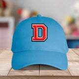 Initiale - Personalisiertes Kinder Cap mit Name für die Einschulung mit Stick-Effekt gedruckt